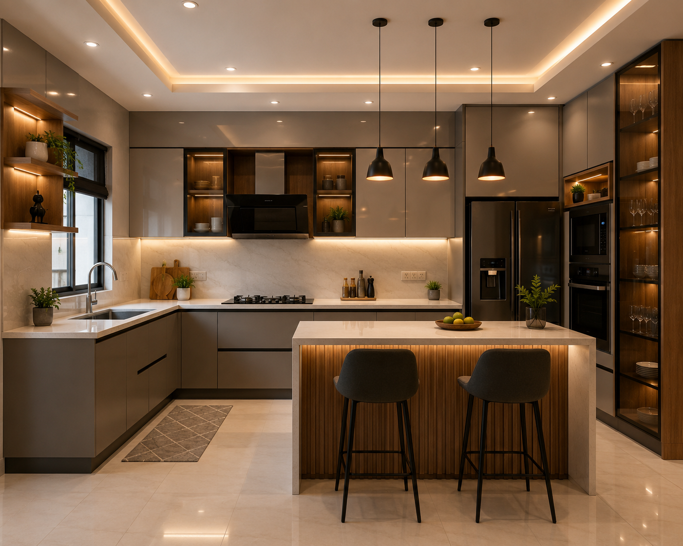 Premium Modular Kitchen in Siliguri by Ray Of Reflection